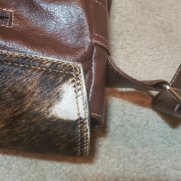 Damare Real leather & Ponyhair Crossbody - Picture 8 of 8